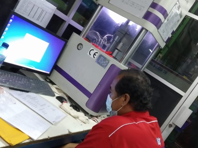 Calibration Mesin Rheometer