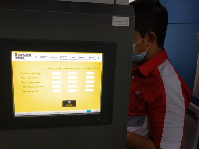 Calibration CI4000(weathering test), Brand : ATLAS MTT AMETEK – USA