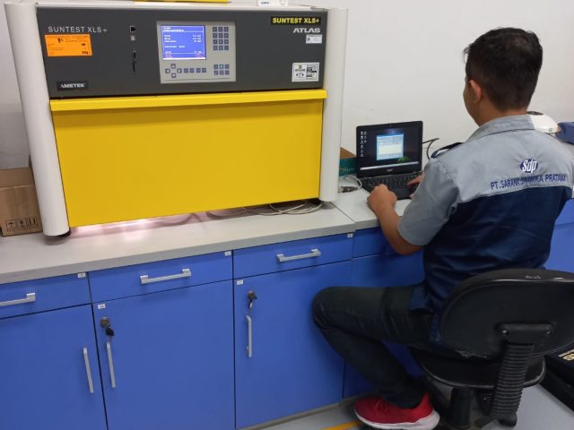 Calibration Suntest XLS+II (weathering test), Brand : ATLAS MTT AMETEK – USA