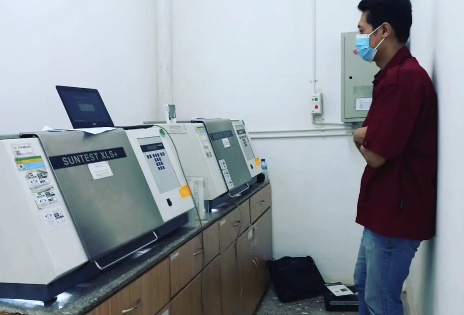 Kalibrasi Suntest XLS+ (weathering test), Brand : ATLAS MTT AMETEK – USA