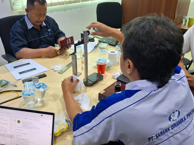Pelatihan Pedoman Kalibrasi Enklosur Suhu, Alat Ukur High Gauge, dan Pressure Gauge PT. Sarana Dinamika Pratama
