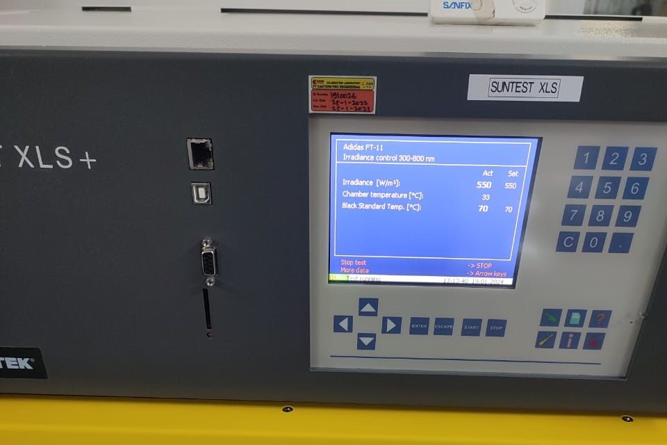 Kalibrasi Suntest type XLS+(II), Brand : Atlas MTT Ametek – Amerika