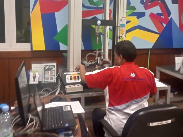 Kalibrasi 3 Unit mesin Tensile Strength Tester, type UT-2080, Brand: U-Can Dynatex Inc – Taiwan