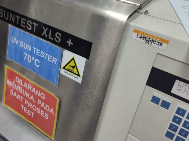 Kalibrasi Mesin Suntest Type XLS (I), Brand: Atlas MTT Ametek – Amerika