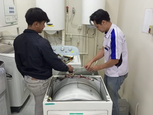 Troubleshooting mesin Auto Moisture Sensing Dryer, Brand: Kenmore – USA