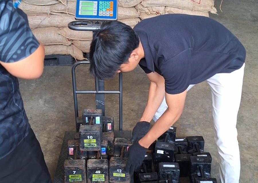 Kalibrasi Timbangan Digital Kapasitas 500 KG