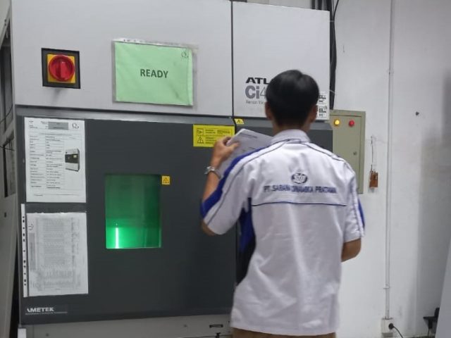 Kalibrasi Mesin Atlas Ci4000, Brand: Atlas MTT Ametek – Amerika