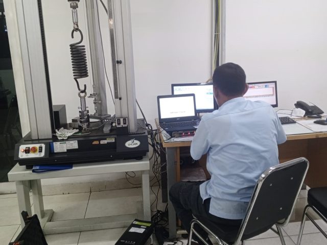 Kalibrasi mesin Tensile Strength Tester UT-2080, Brand: U-CAN – Taiwan