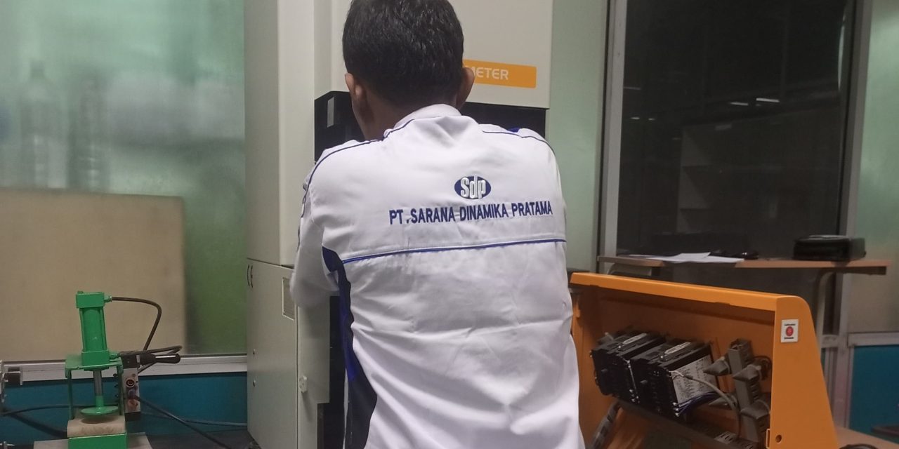 Pengiriman dan pemasangan part mesin Mooney Viscometer UM-2050, Brand: U-CAN Dynatex Inc.