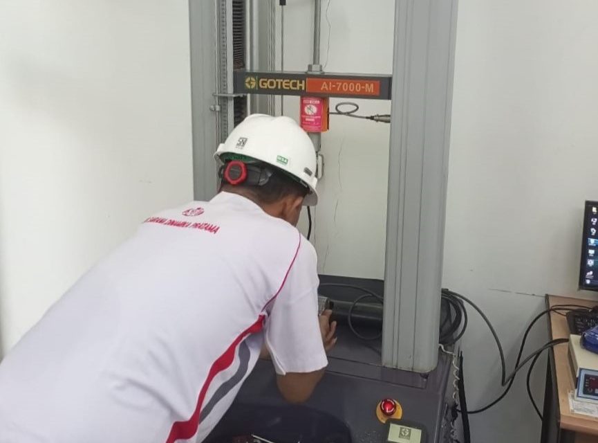 Kalibrasi mesin Tensile AI-7000K, Brand: Gotech – Taiwan