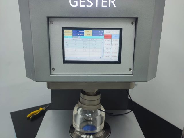 Penggantian Part dan running test mesin Bursting Strength Tester GT-C12A Brand: Gester – China