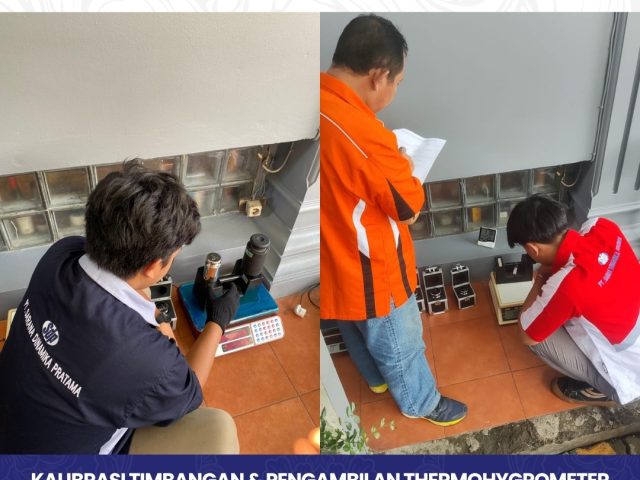 CALIBRATION OF 3 WEIGHING SCALES & PICKUP OF 1 THERMOHYGROMETER