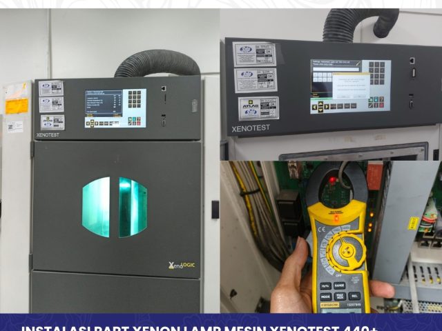 INSTALLATION OF XENON LAMP PART FOR XENOTEST 440+ MACHINE