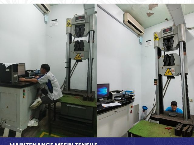 MAINTENANCE OF TENSILE MACHINE