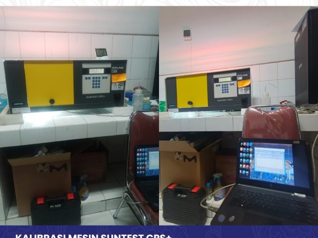 CALIBRATION OF SUNTEST CPS+ MACHINE