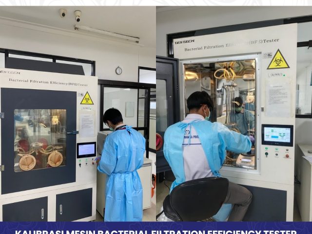 CALIBRATION OF BACTERIAL FILTRATION EFFICIENCY TESTER MACHINE