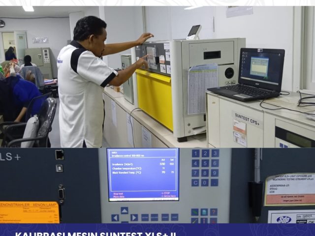 CALIBRATION OF SUNTEST XLS+ II MACHINE