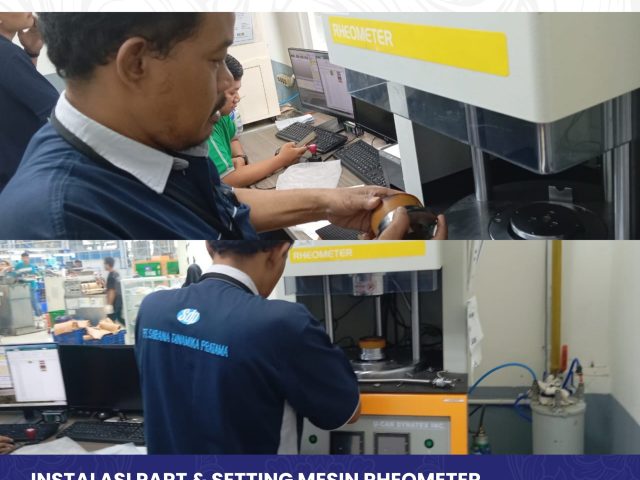 INSTALLATION OF LOWER MOULD HEATER PART & SETTING OF RHEOMETER MACHINE