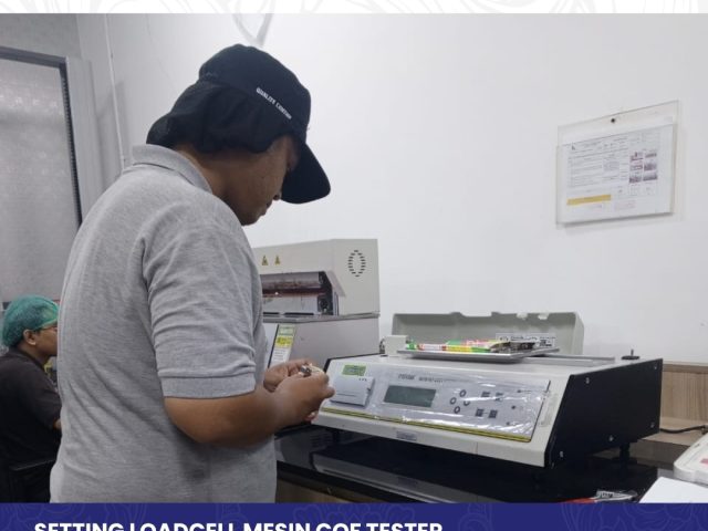SETTING OF LOADCELL FOR COF TESTER MACHINE