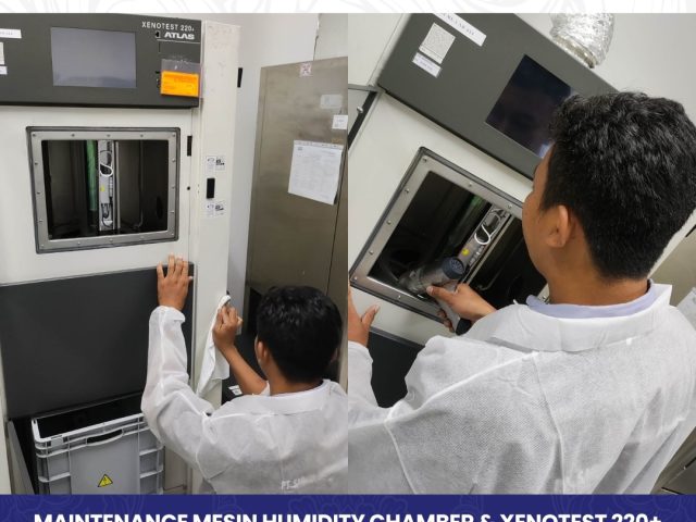 MAINTENANCE OF HUMIDITY CHAMBER & XENOTEST 220+ MACHINES