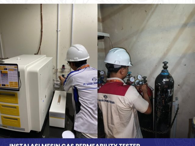 INSTALLATION OF GAS PERMEABILITY TESTER