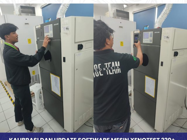 CALIBRATION AND SOFTWARE UPDATE OF XENOTEST 220+ MACHINE