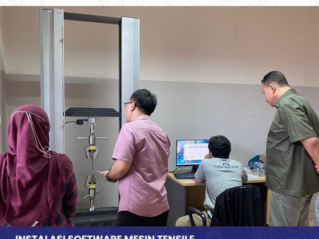 SOFTWARE INSTALLATION OF UNIVERSAL TENSILE MACHINE