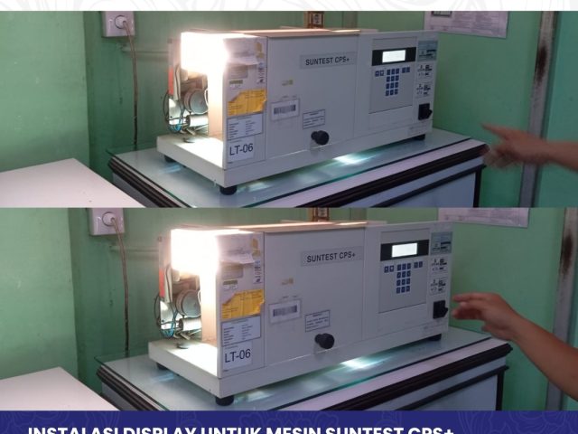 INSTALLATION OF XENOSMART DISPLAY FOR SUNTEST CPS+ MACHINE