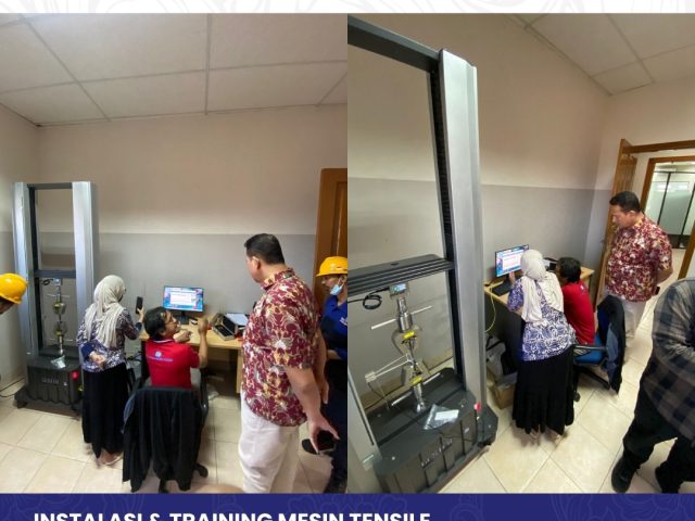INSTALLATION & TRAINING OF TENSILE MACHINE