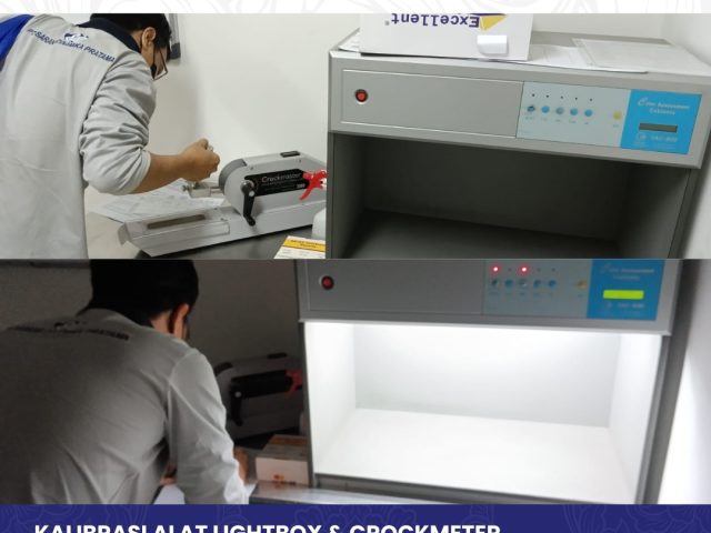 CALIBRATION OF LIGHTBOX & CROCKMETER
