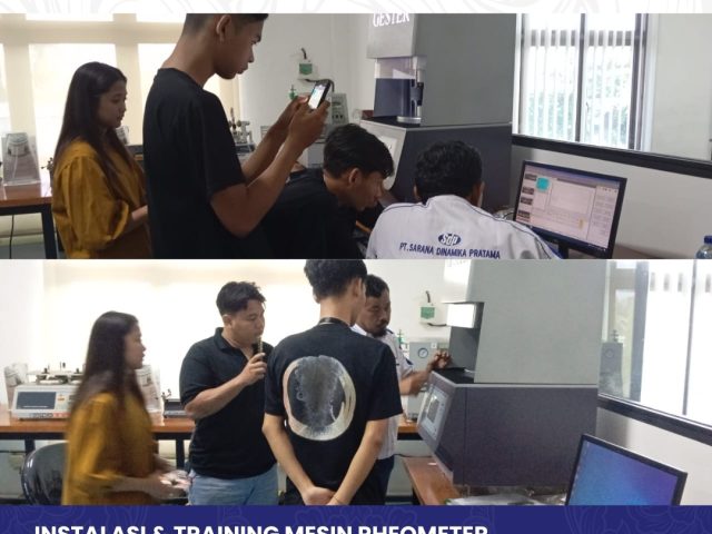 INSTALLATION & TRAINING OF RHEOMETER MACHINE