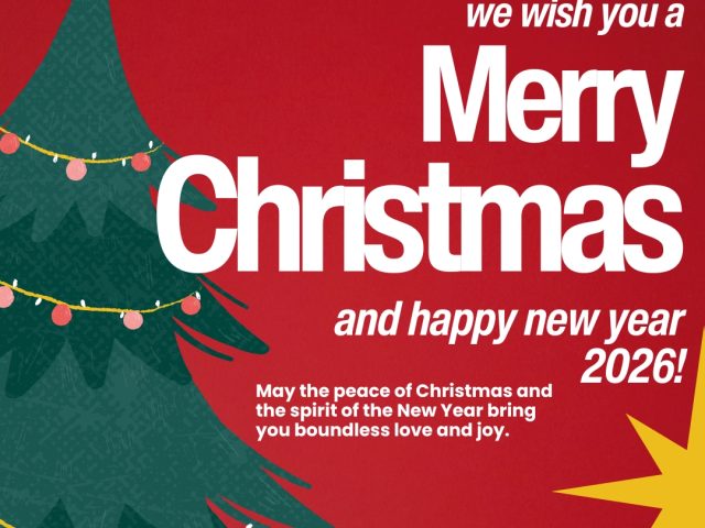 MERRY CHRISTMAS & HAPPY NEW YEAR!
