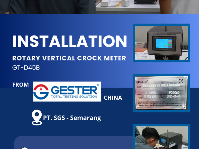 INSTALLATION & COMISSIONING OF ROTARY VERTICAL CROCK METER – GESTER CHINA