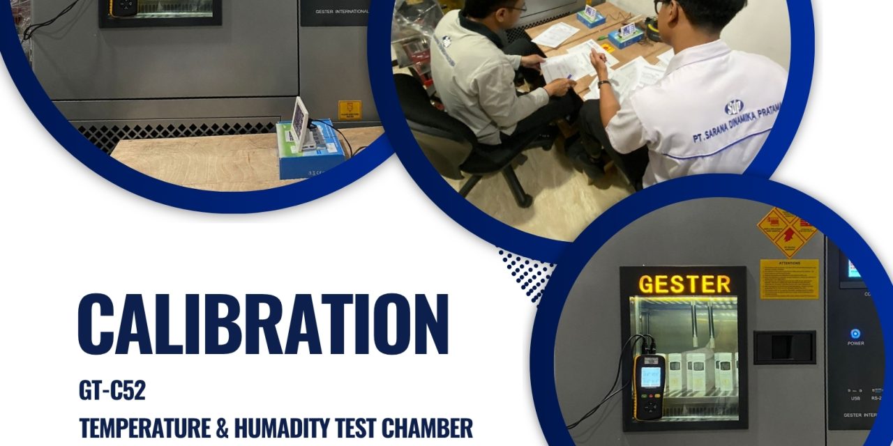 Calibration of Gester GT-C52 Temperature & Humidity Test Chamber