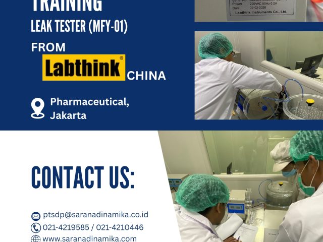 INSTALLATION AND TRAINING LABTHINK LEAK TESTER MFY-01