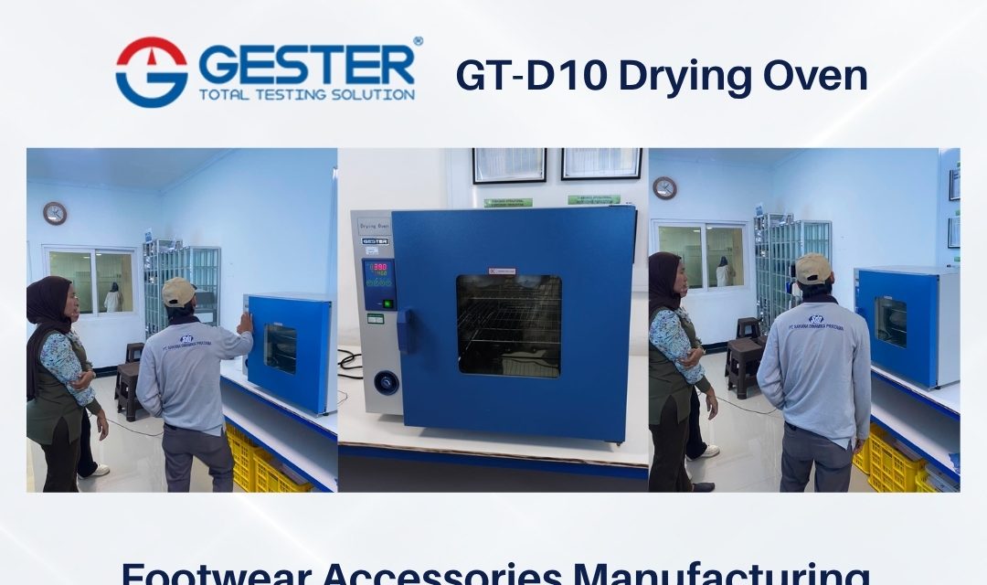 Installation and Training of GESTER GT-D10 Drying Oven for a Footwear Accessories Manufacturer